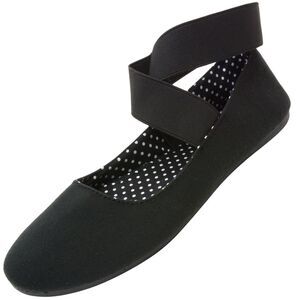 Alpine Swiss Peony Womens Ballet Flats Elastic Ankle Strap Shoes Slip On Loafers